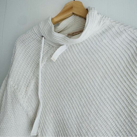 Soft Surroundings mochneck textured patchwork style sweater white size small - Picture 5 of 7
